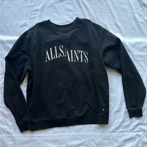 Allsaints Men’s Graphic Crewneck - Black - Size L